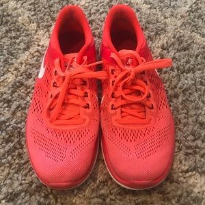 Orange Nike Running Shoes